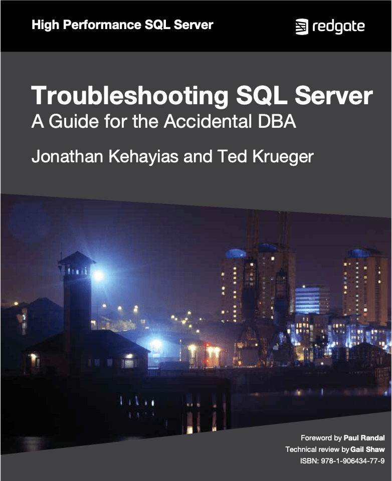 Troubleshooting SQL Server A Guide for the Accidental DBA eBook cover