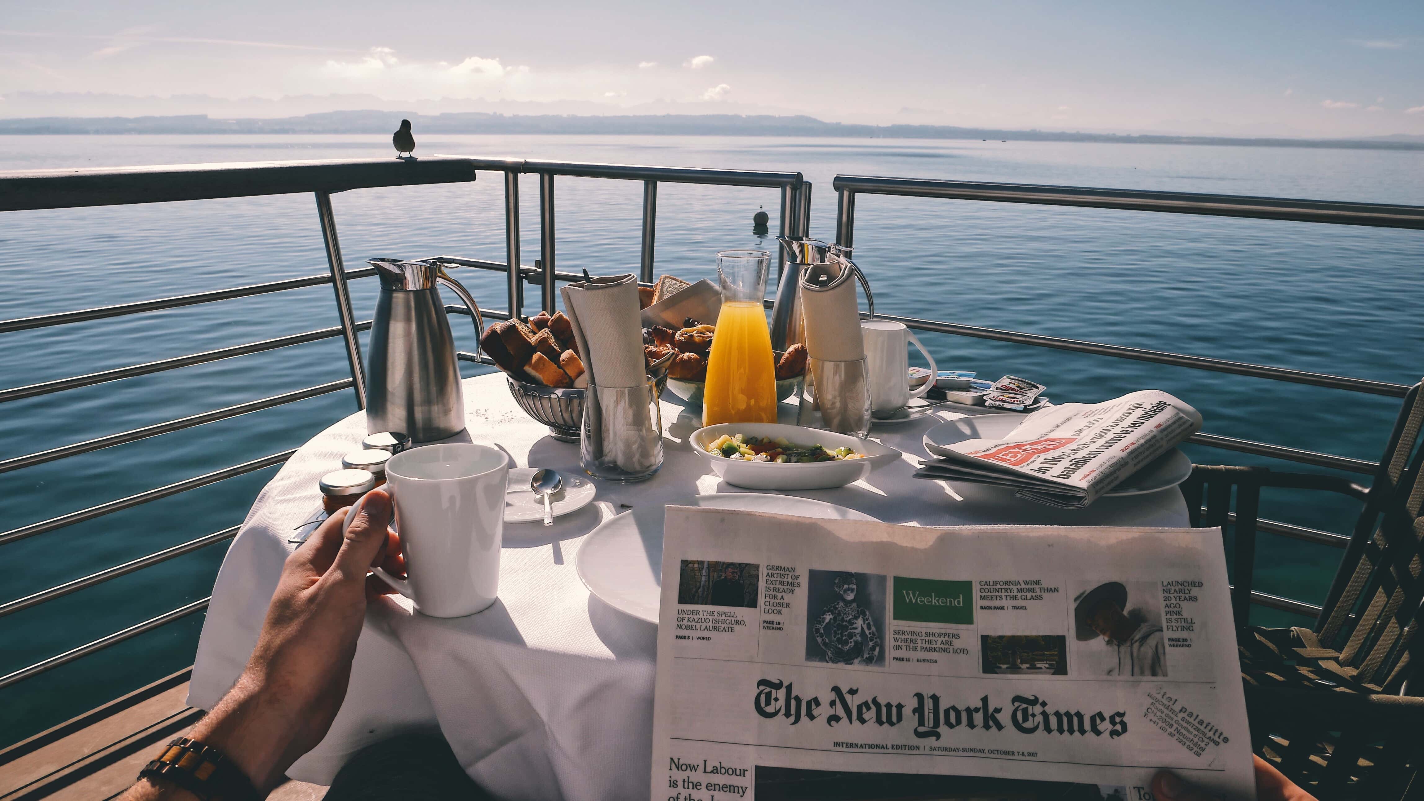 Breakfast by the sea image